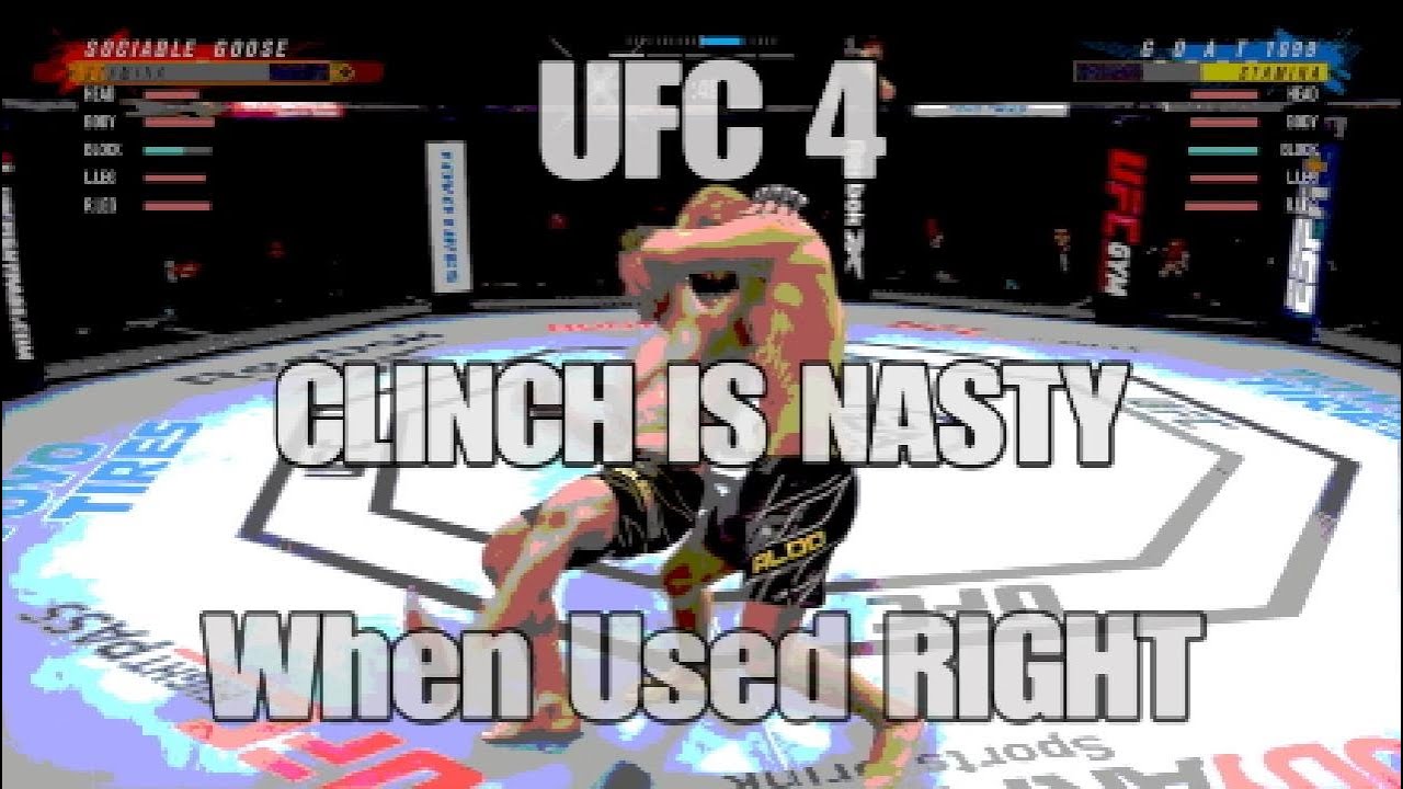 Low HEAD HEALTH Plus Low STAMINA Equals... (UFC 4 QUICK Clinch Tips)