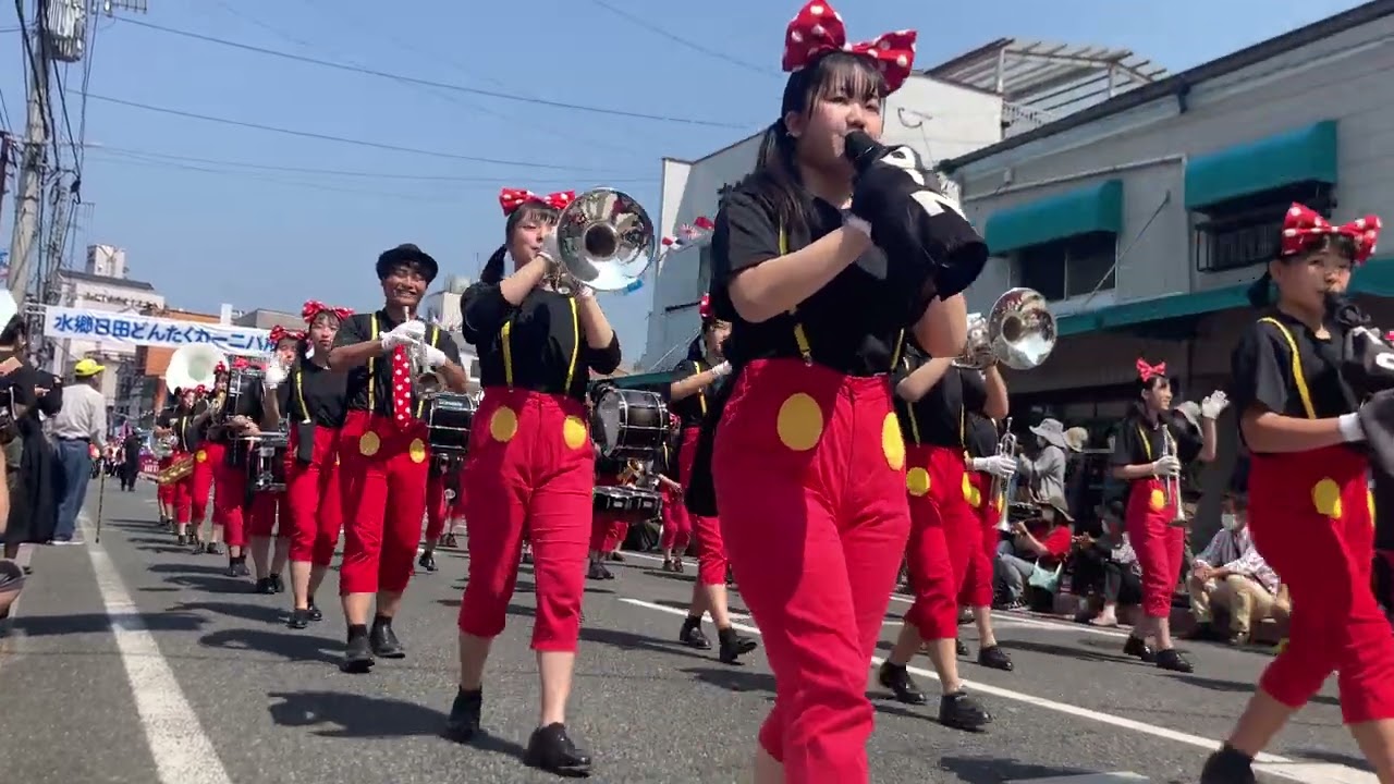 2022.5.22日田観光祭・日田藤蔭高校吹奏楽部