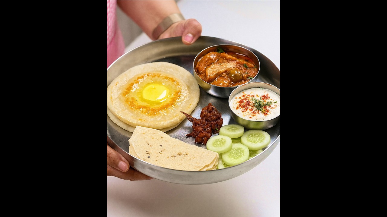बचे चावल का कमाल! 20 मिनट में लंच थाली—कोई पहचानेगा नहीं! 🍚✨