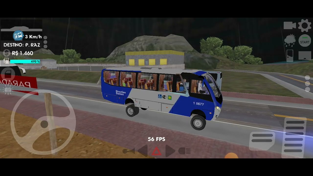 jogando direction road simulator