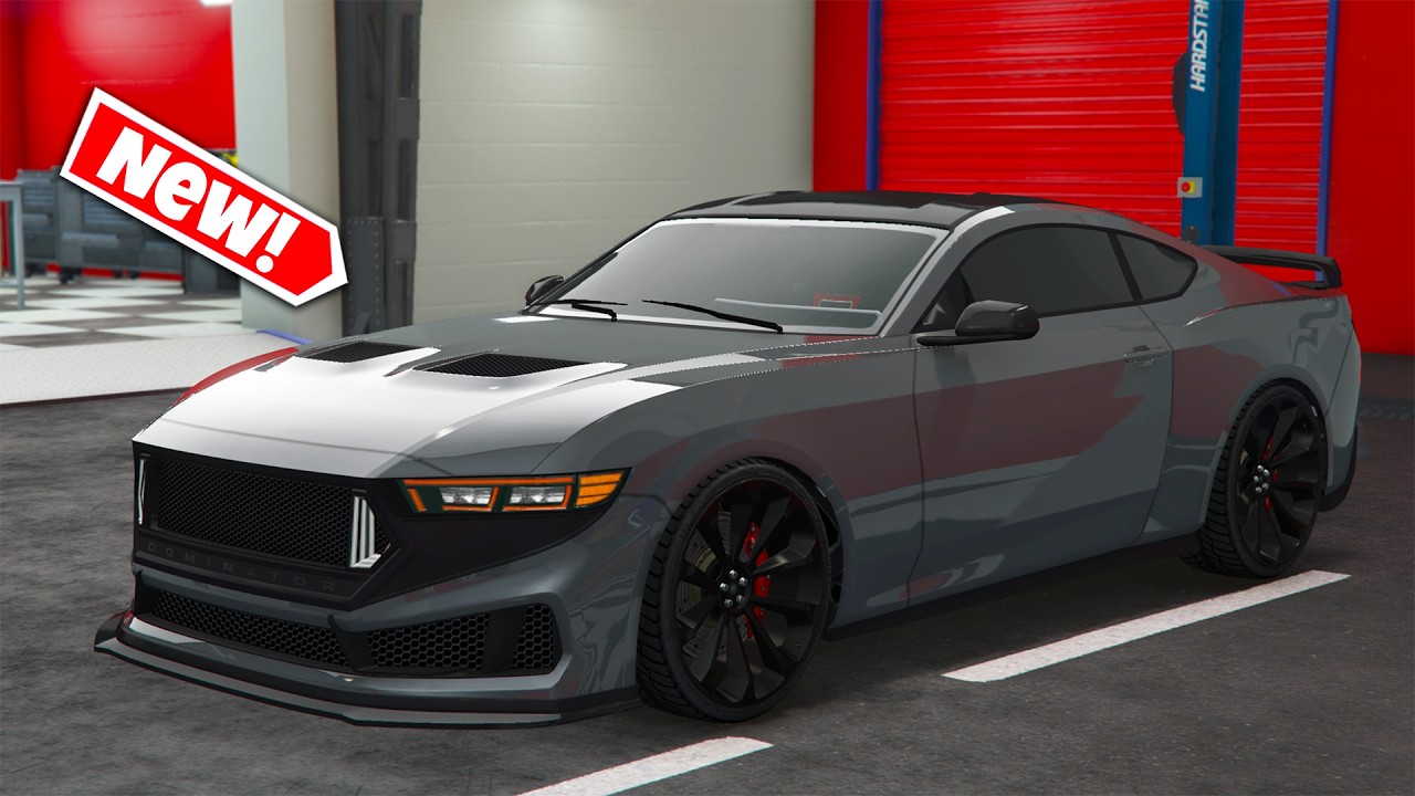 GTA 5 - Vapid Dominator GTX (Ford Mustang Dark Horse) - DLC Vehicle Customization