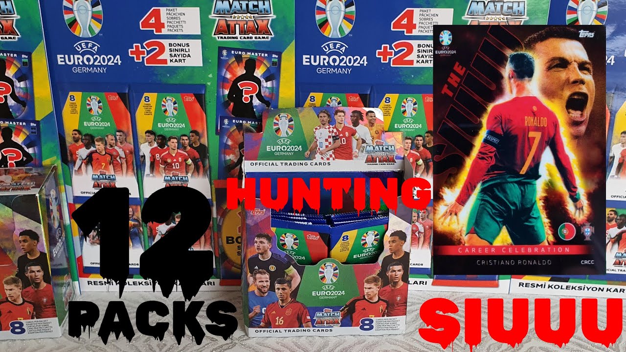 UEFA EURO 2024 ! Hunting Siüüü ! Topps Match Attax Cards [TR] Uefa Euro 2024 Almanya Futbol Kartları