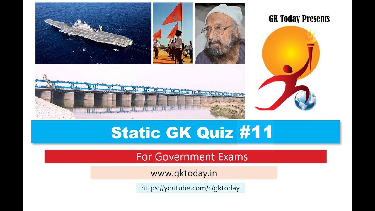 GKToday's Static GK Quiz-11