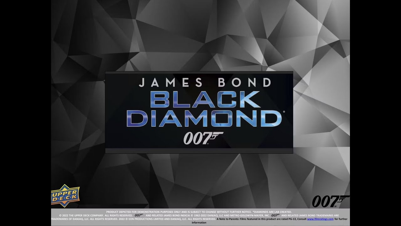 zeagle ~ 2023 Upper Deck James Bond Black Diamond Hobby Box Break