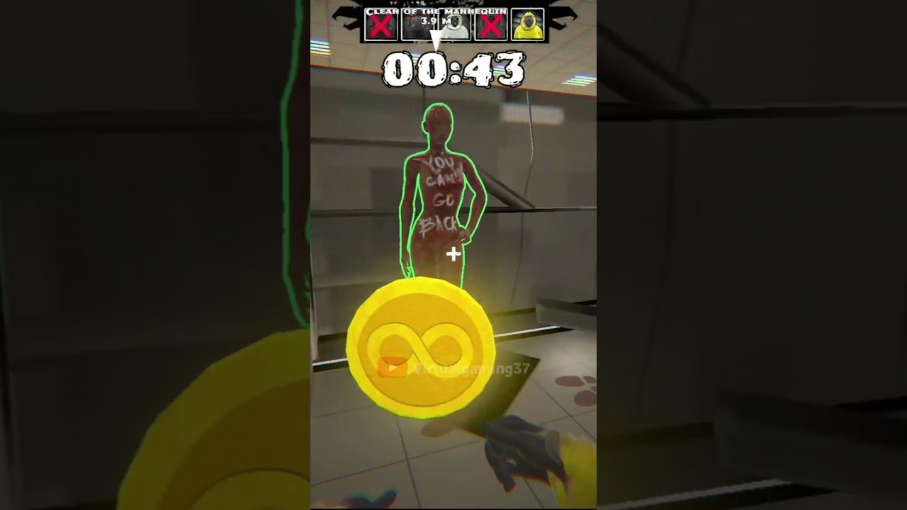 Slenderman in Mall [02] #shorts #viral #funny #Alien #hideinbackroom