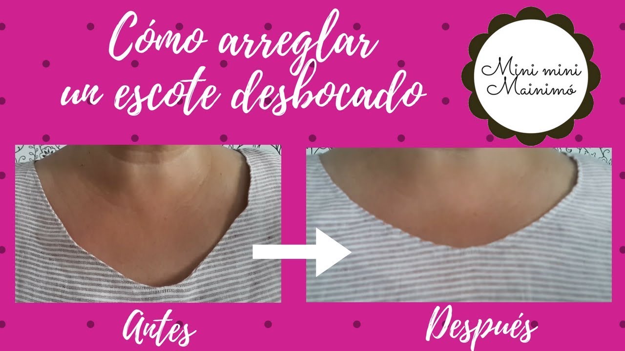 Cómo arreglar un escote desbocado/deformado/dado de sí