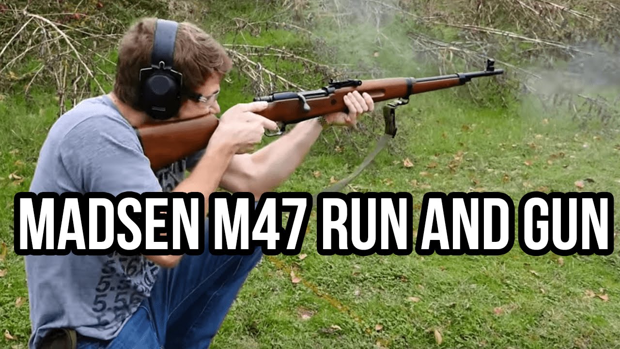 Винтовка Madsen M47 Run and Gun (последняя армейская пехотная винтовка с продольно-скользящим зат...