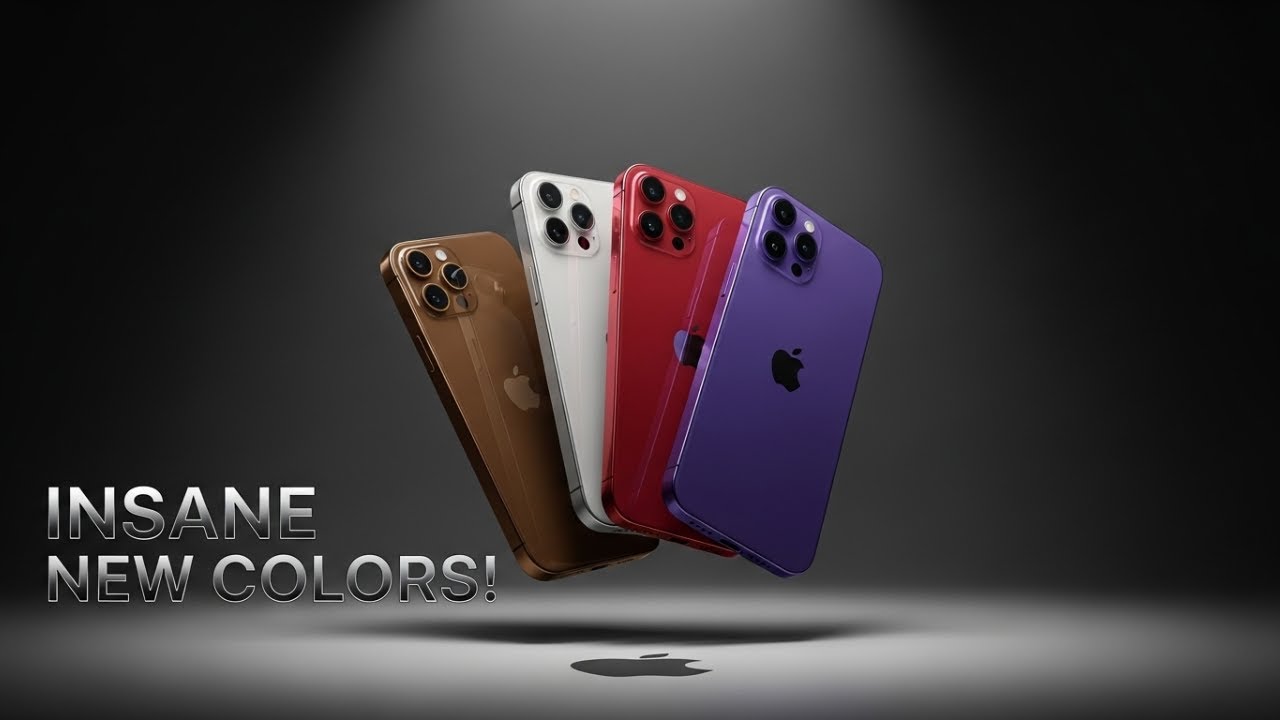 iPhone 18 Pro Max &mdash; новые невероятные цвета только что утекли в сеть! Кофейный, фиолетовый и борд...
