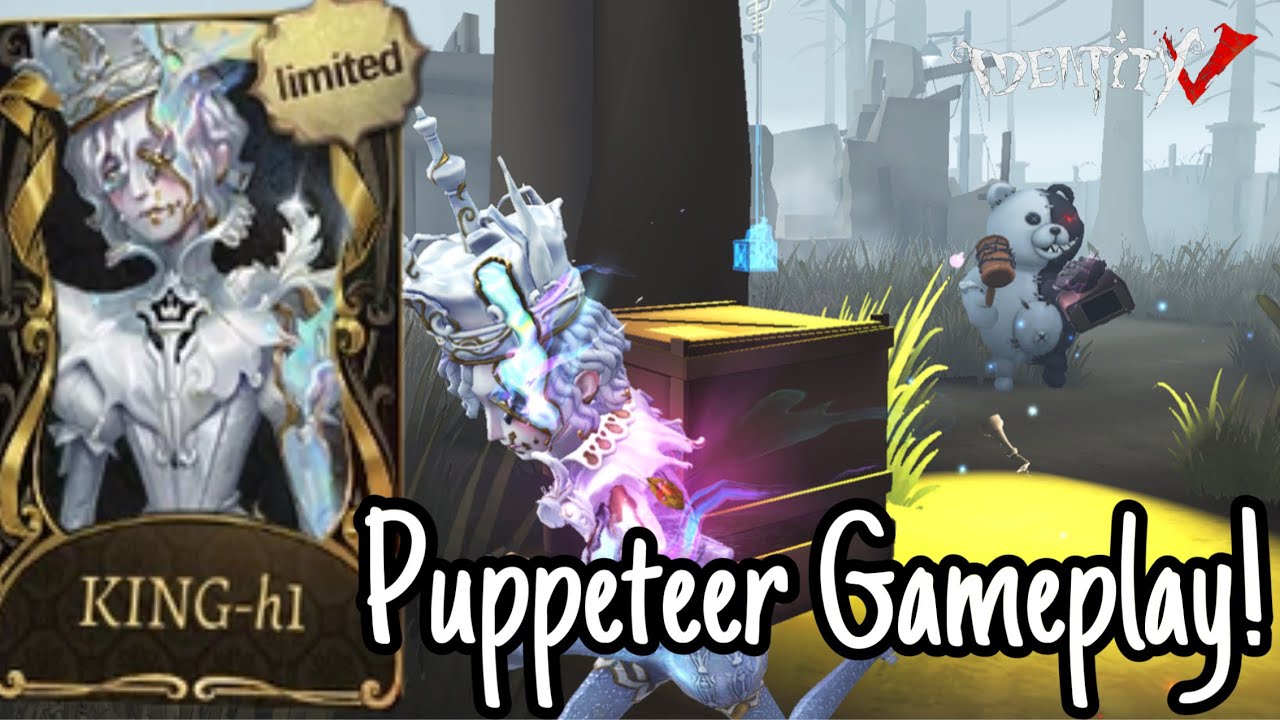 PLAYING PUPPETEER FOR THE FIRST TIME! || Identity V || KING-h1 Puppeteer S Skin Gameplay