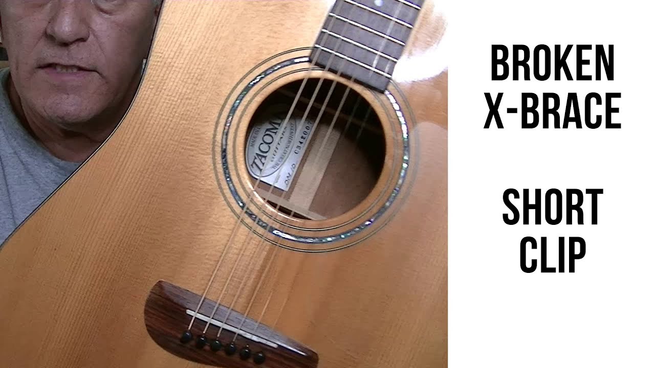 314 RSW Tacoma Dm10 Guitar With Broken X Brace