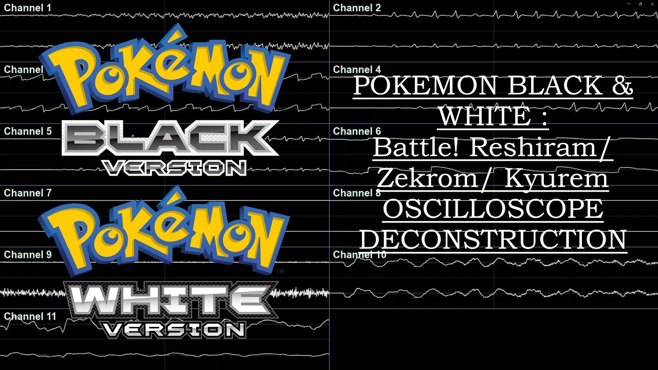 Pokémon Black and White (NDS) - Battle! Zekrom [Oscilloscope Deconstruction]