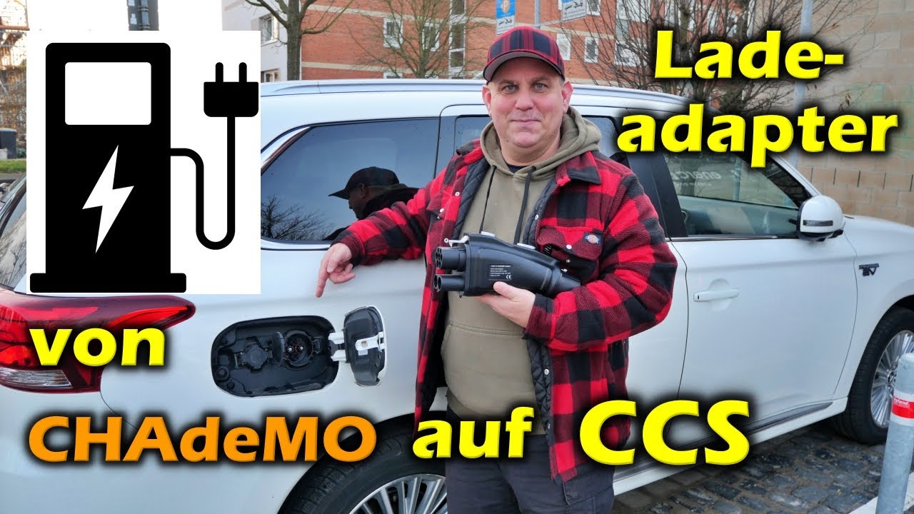 Mitsubishi Outlander PHEV an CCS laden mit Orientrise CCS2 to CHAdeMo Adapter