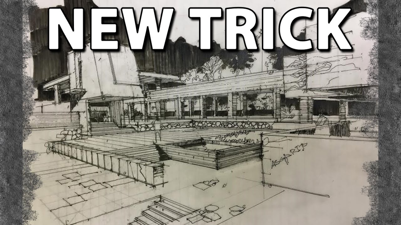 New interesting way for drawing of perspective.