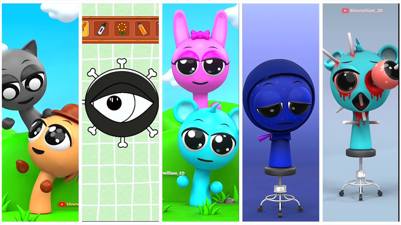 5 Funny Characters VS Extreme Challenge! 😂 Last One Standing Wins!