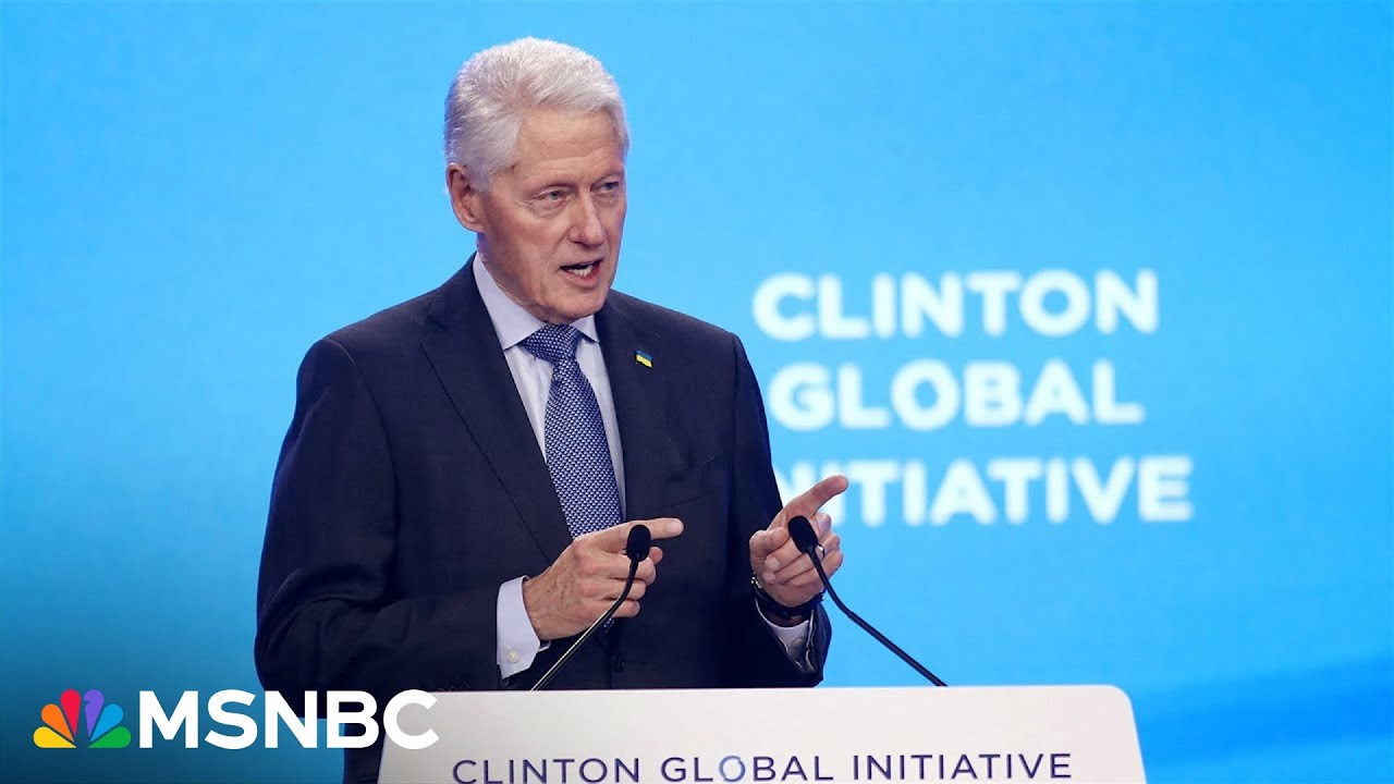 WATCH: Bill Clinton stumps for Harris in Georgia 22 days from Election Day