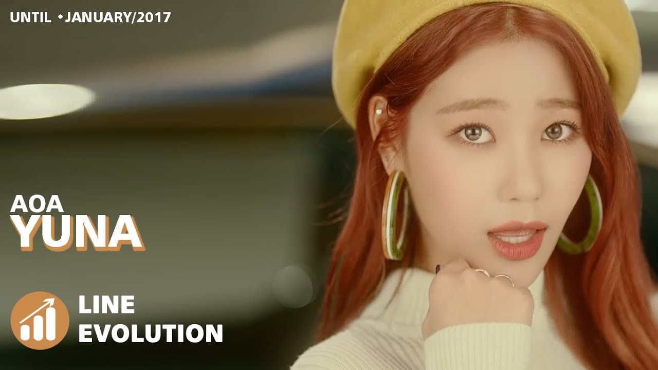 AOA - Yuna (유나) (Line Evolution) • JAN/2017