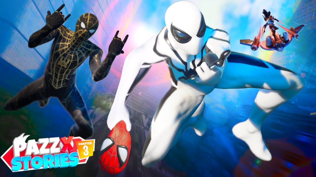 LE ORIGINI DI SPIDER-MAN (FONDAZIONE FUTURO) SU FORTNITE 🎬 Fortnite Stories Pazzox