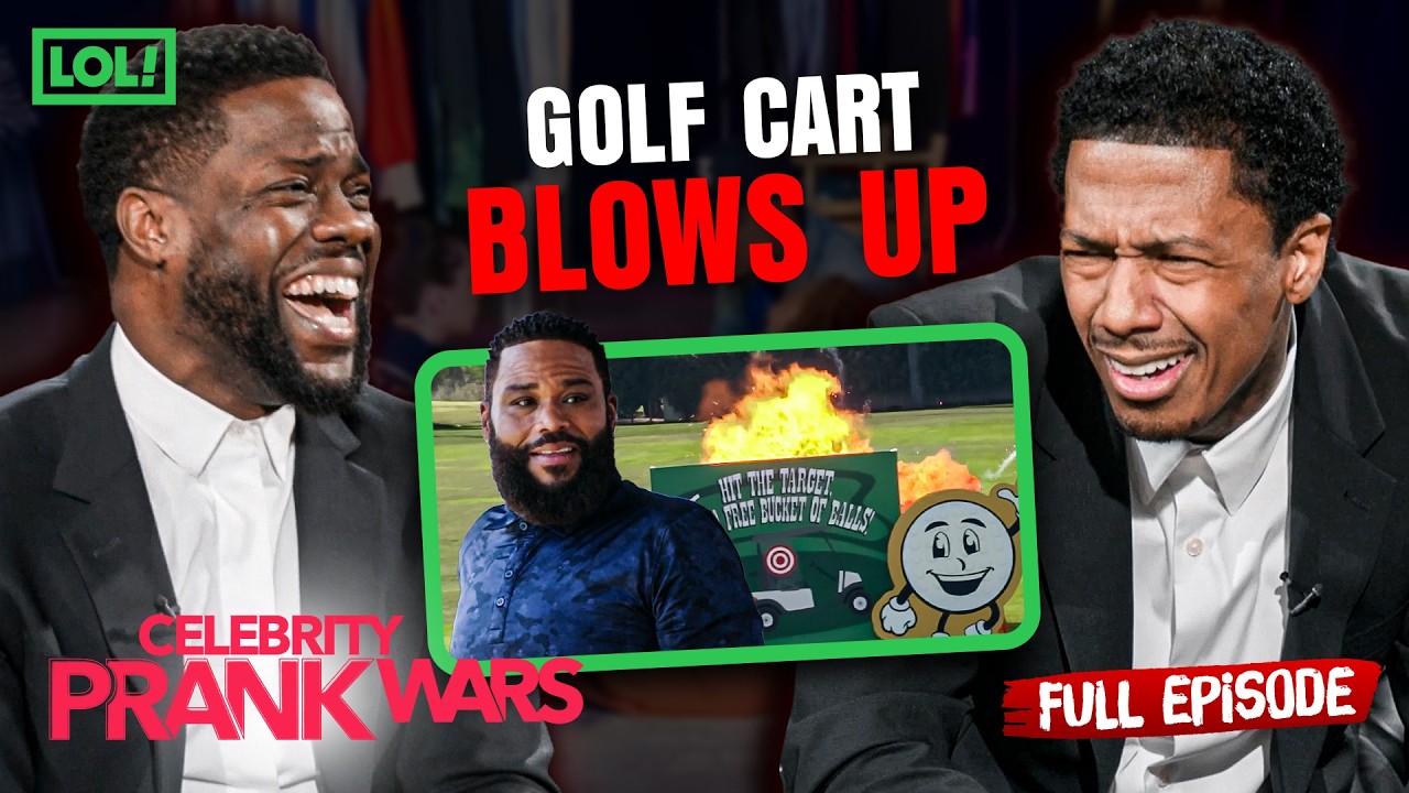 Joel McHale Ruins Golf for Anthony Anderson | Celebrity Prank Wars | S1E04 | LOL! Network