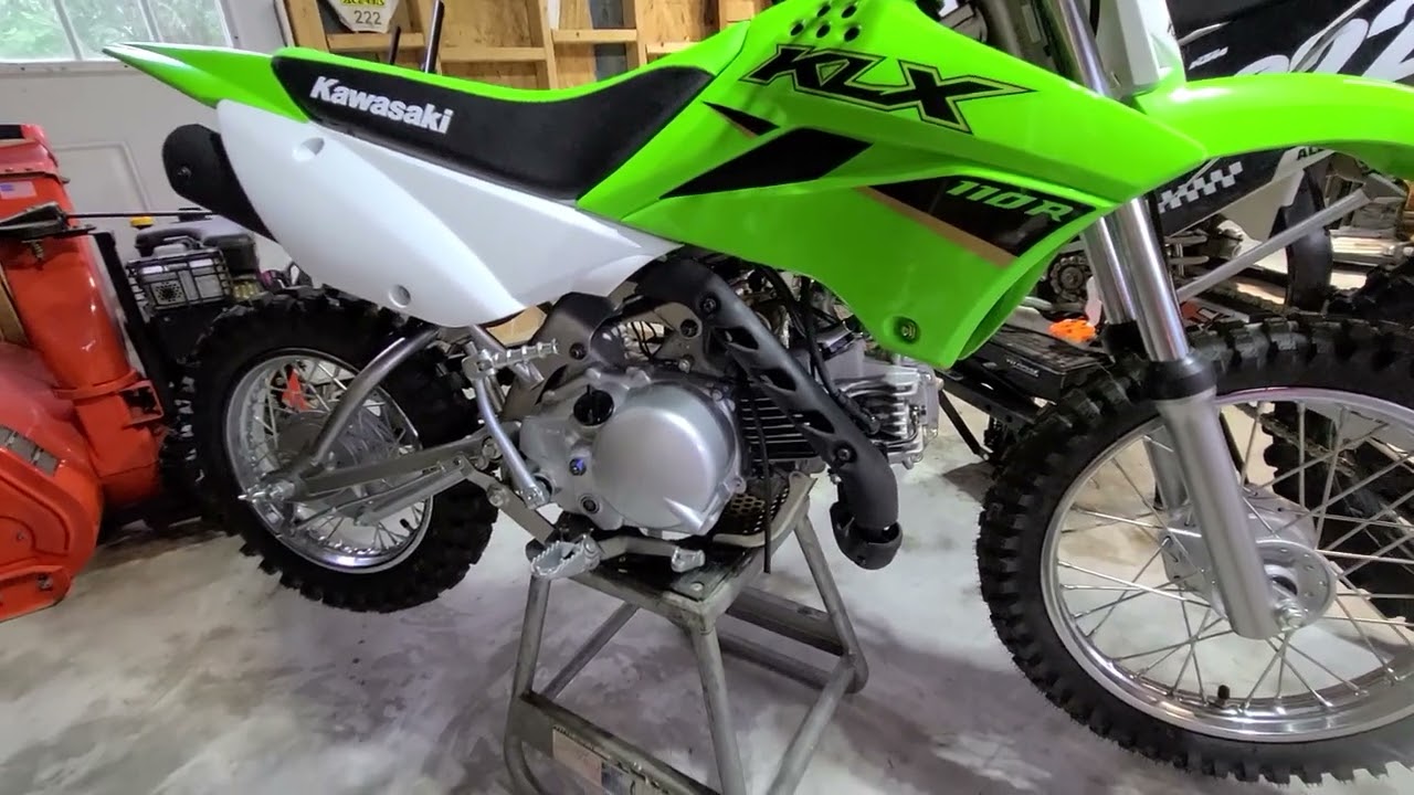 KLX110 LEAN BOG FIX! MAKIN HER BARK!