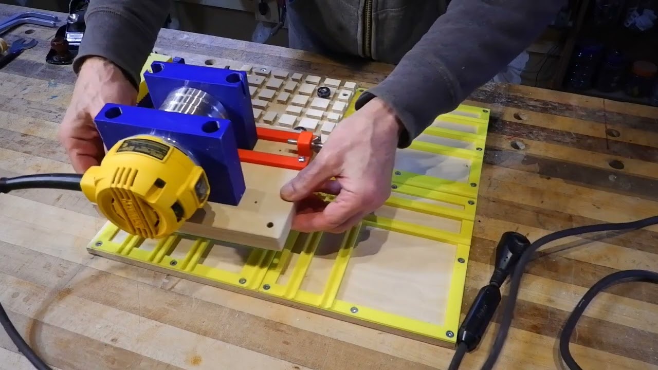 A Plywood and Plastic Horizontal Mortiser, Final Version