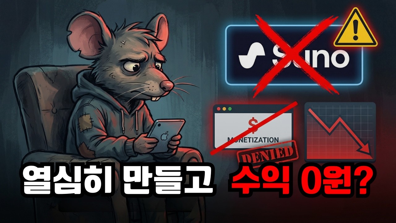 수노(Suno) 플레이리스트, 초보자는 '이거' 몰라서 수익화 100% 실패합니다