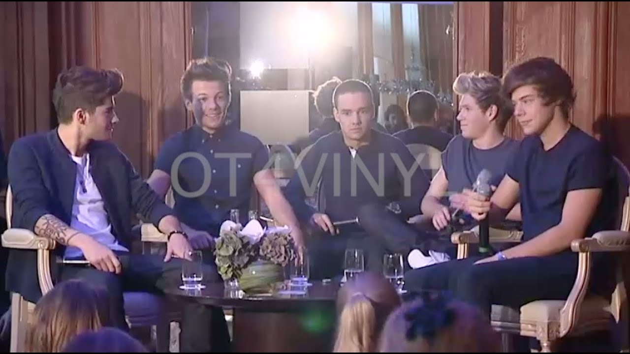 One Direction doing promo in Paris for 'Take Me Home'