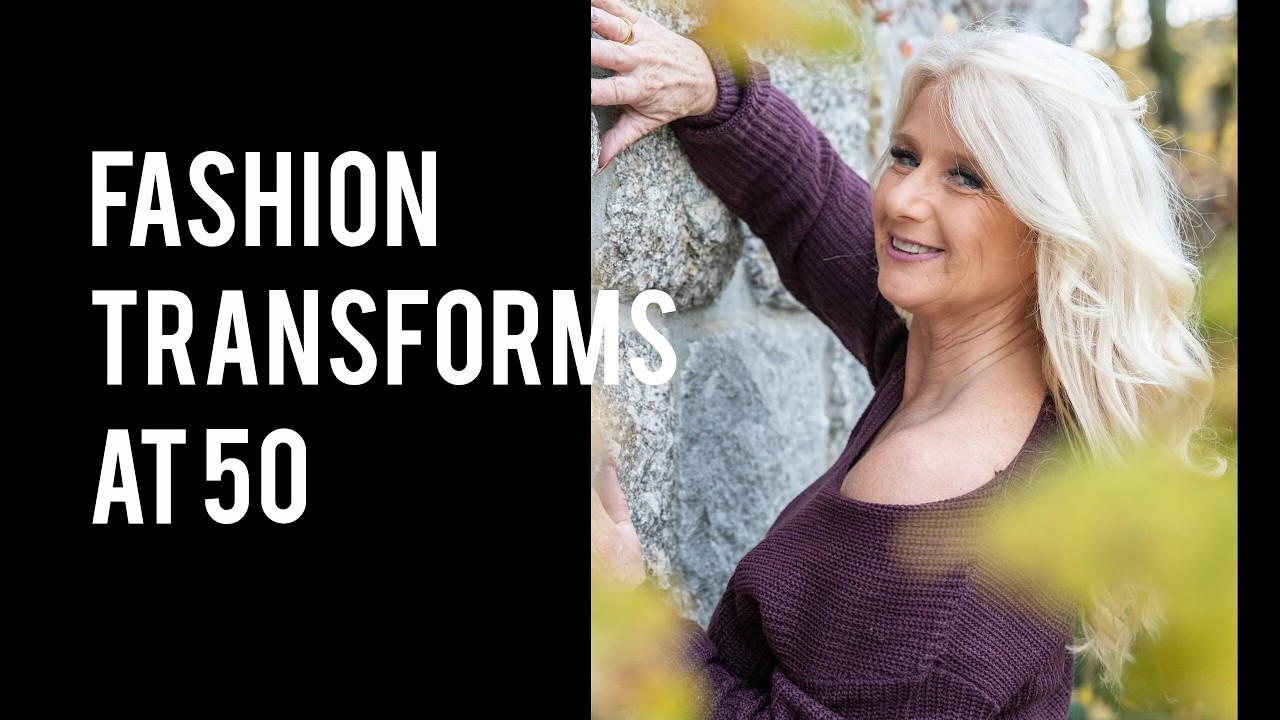 Attractive Natural Older Women Fashion Over 50 60