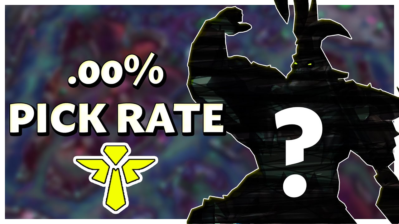 Playing the support with the LOWEST PICK RATE!