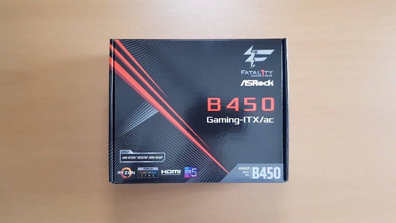 Unbox y Detalles Técnicos Completos Motherboard ASRock Fatal1ty B450 Gaming ITX/ac