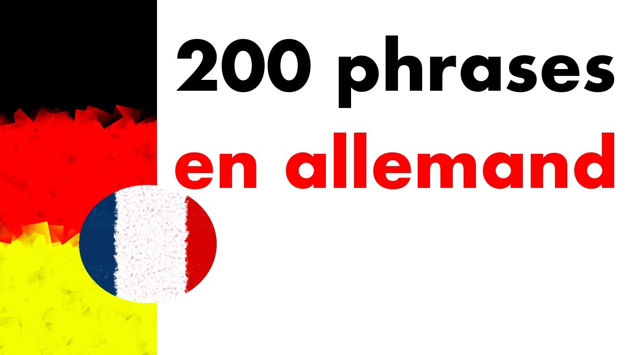 Apprendre 200 phrases utiles en allemand