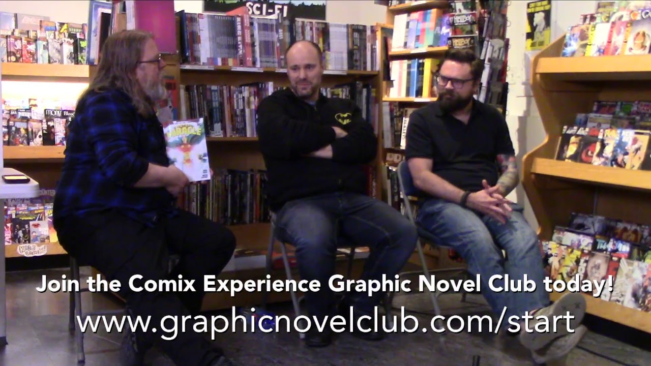 March 2019's GN-of-the-month Club meeting for MISTER MIRACLE with Tom King & Mitch Gerads!