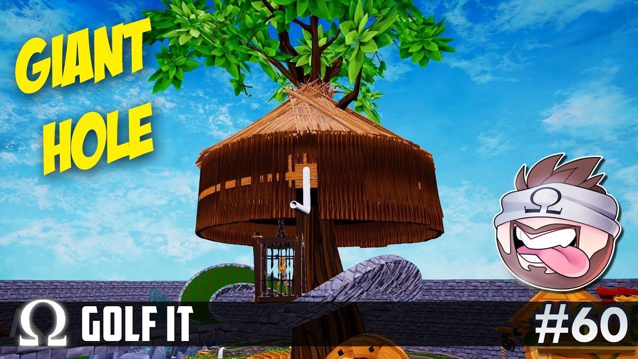 ONE GIANT HOLE COURSE! (and it's HUGE!) | Golf It Funny Moments #60
