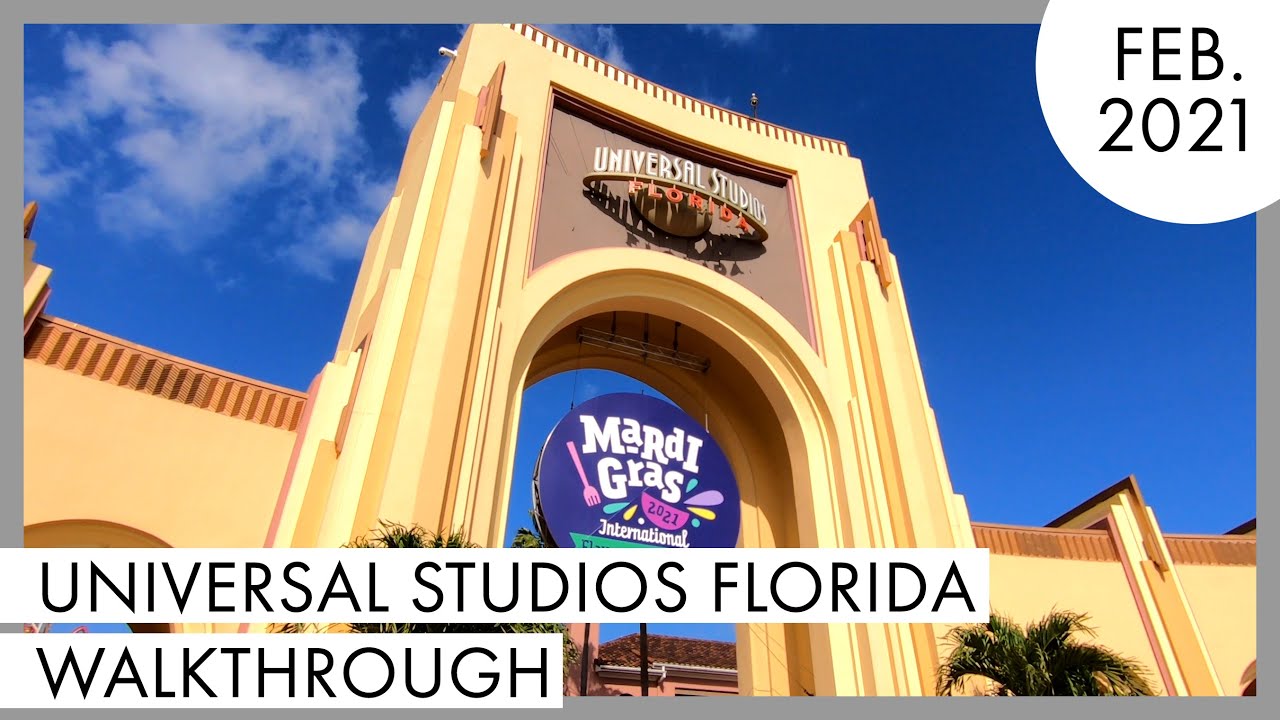 Universal Studios Florida Mardi Gras Walkthrough | February 2021 | Universal Orlando Resort