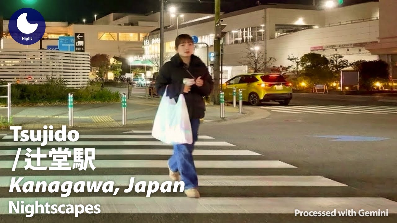 ⁴ᴷ Kanagawa: Tsujido Station (神奈川県: 辻堂駅) - Japan Walking Tour (December, 2025)