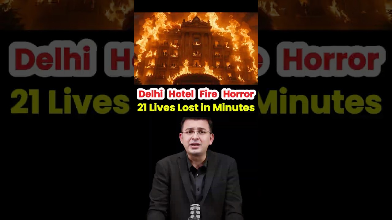 Delhi Hotel Fire: 21 Lives Lost in Minutes, Who Is Responsible? 😳 #shorts #delhi