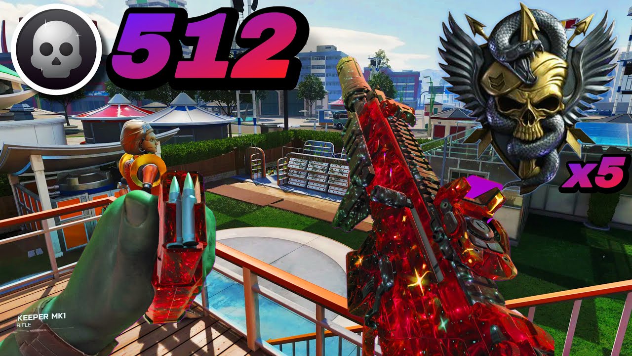 BLACK OPS 7 - 512 KILLS + 5 NUKES w/ NEW OVERPOWERED META PEACEKEEPER MK1 on NUKETOWN!