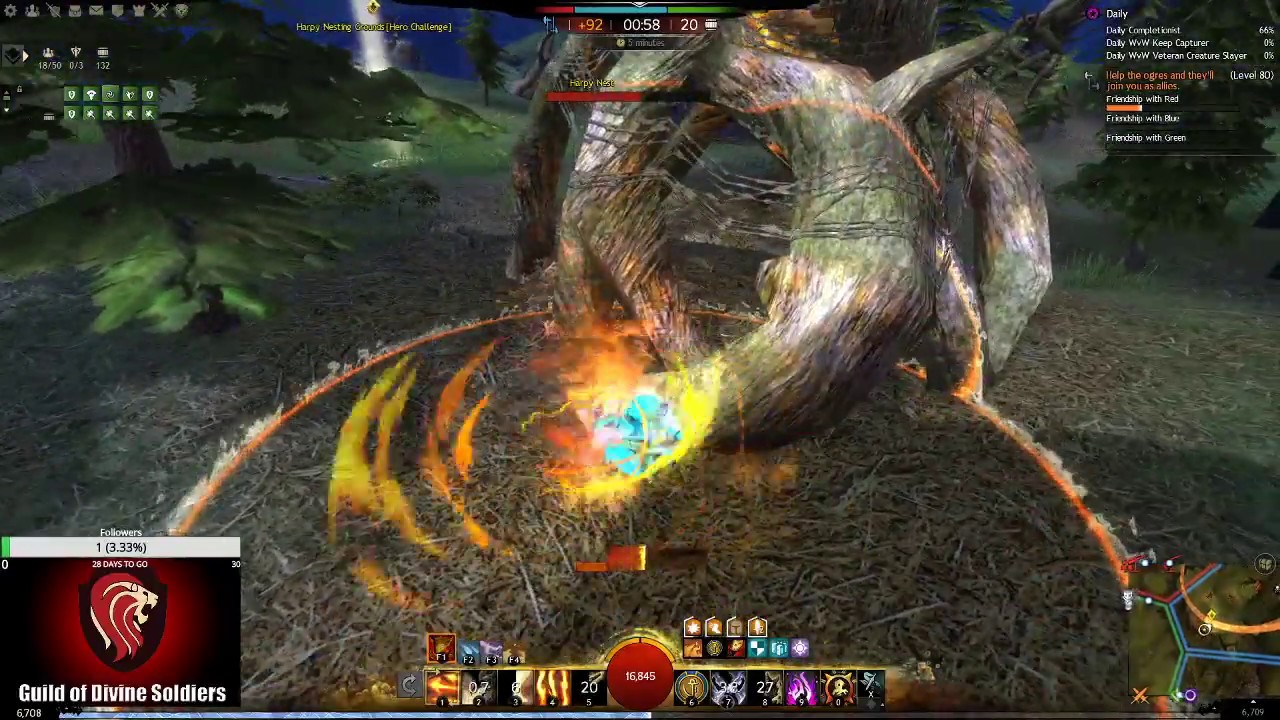 Guild Wars 2 - WvW Pug Life - D/D Tempest
