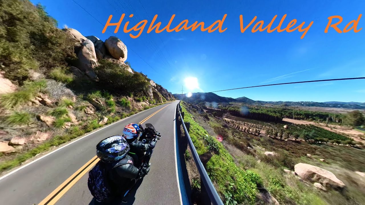 Top Southern CA Road - Highland Valley Rd