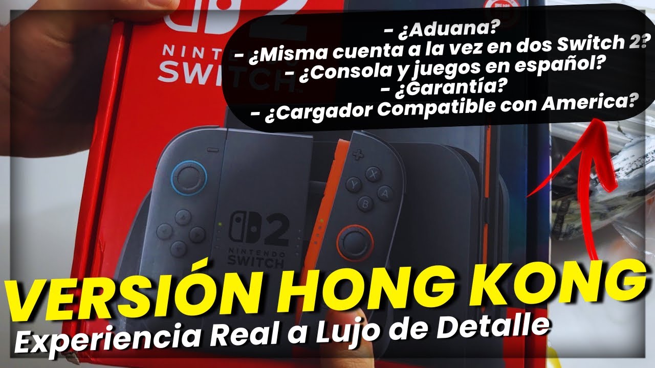 Nintendo Switch 2 más Barato en AliExpress, versión Hong Kong ¿Vale la Pena?