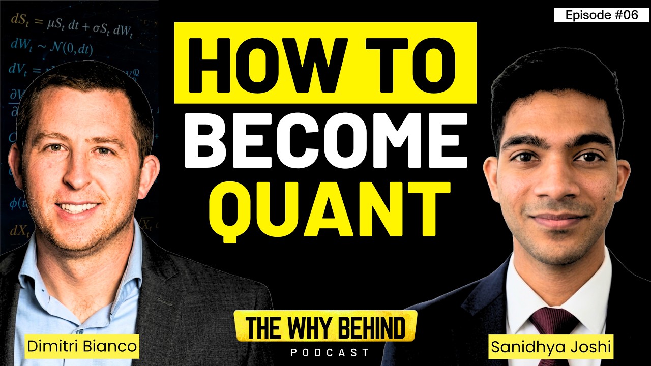 Как стать квант-аналитиком в финансах: полный карьерный план @DimitriBianco The Why Behind, эп. 6