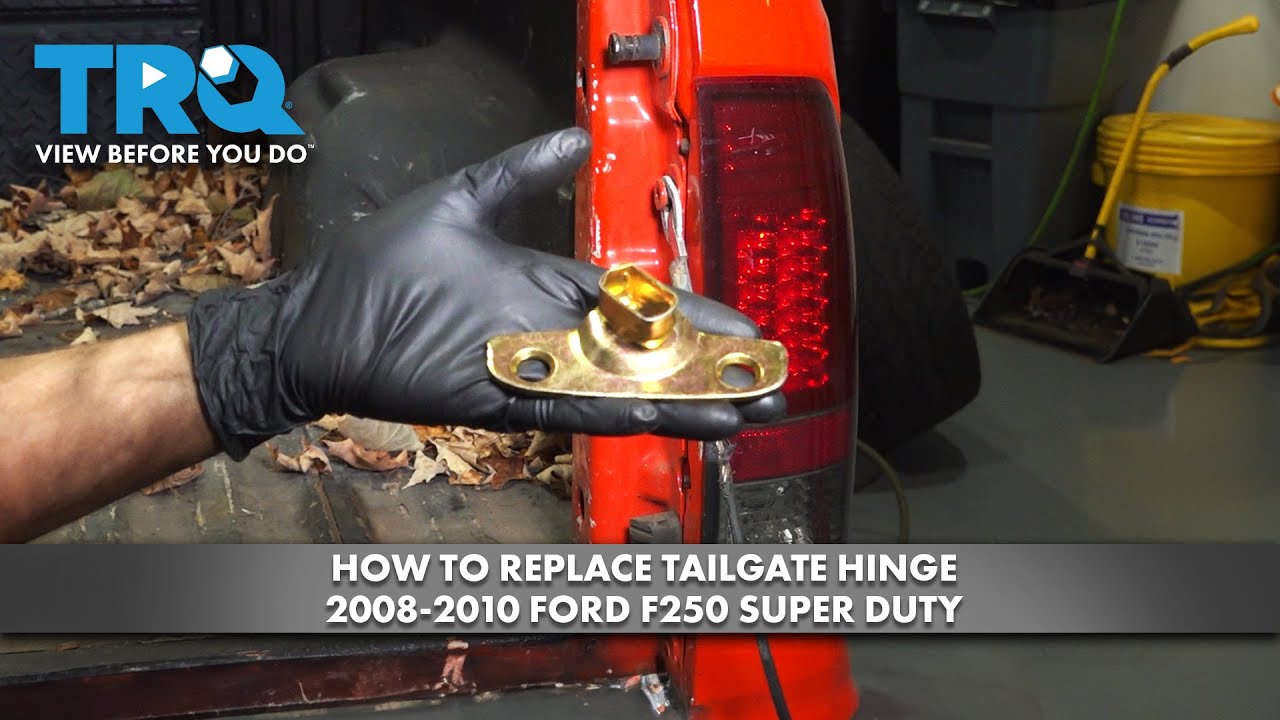 How to Replace Tailgate Hinge 2008-2010 Ford F-250 Super Duty