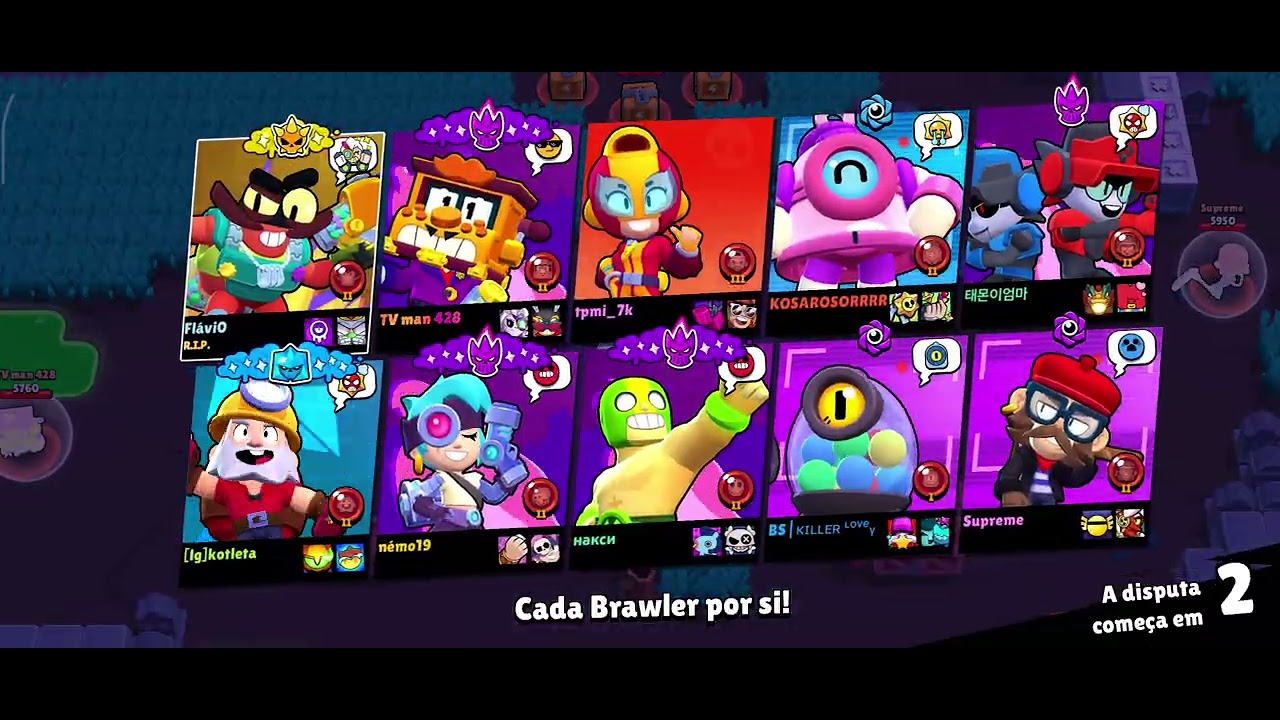 Subindo troféus no Clancy Brawl Stars 