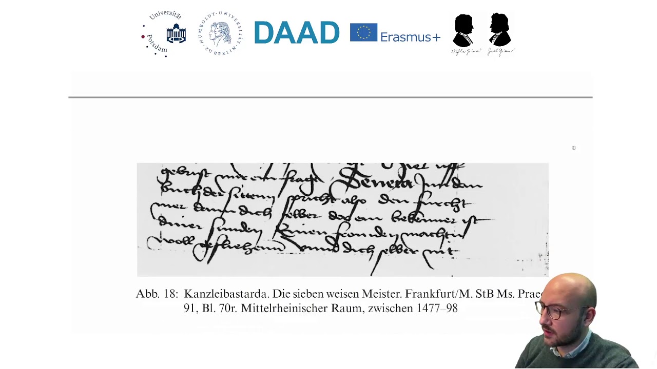 Deutsche Kurrentschrift. Abriss ihrer Geschichte und Schriftbeispiele um 1810 (Grimm, Schlegel)
