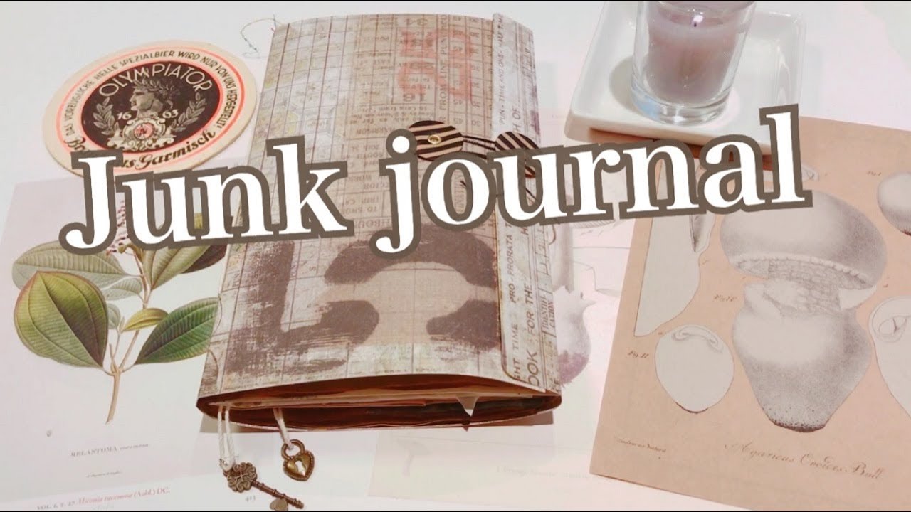 作ったジャンクジャーナル☆ 紙の音［音フェチ・ASMR］