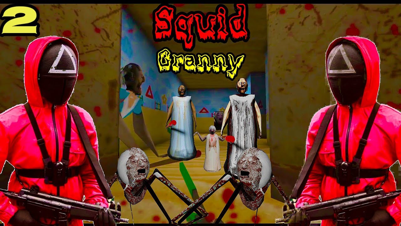 Granny Game Horror Escape Gameplay | Squid Granny Full Gameplay | Granny horror Game Gaming Ep02.