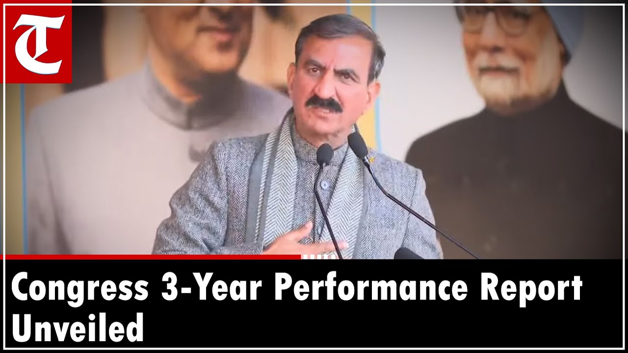 Mandi Jan Sankalp Rally Live, Himachal: Congress Presents 3-Year Performance Report