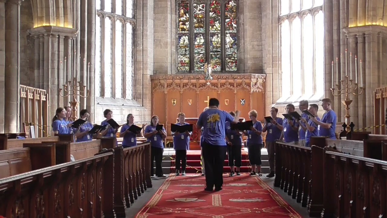 2025 Adult & Alumni Tour Choir sings Morning Trumpet at St Michael's Parish Church, Linlithgow, UK