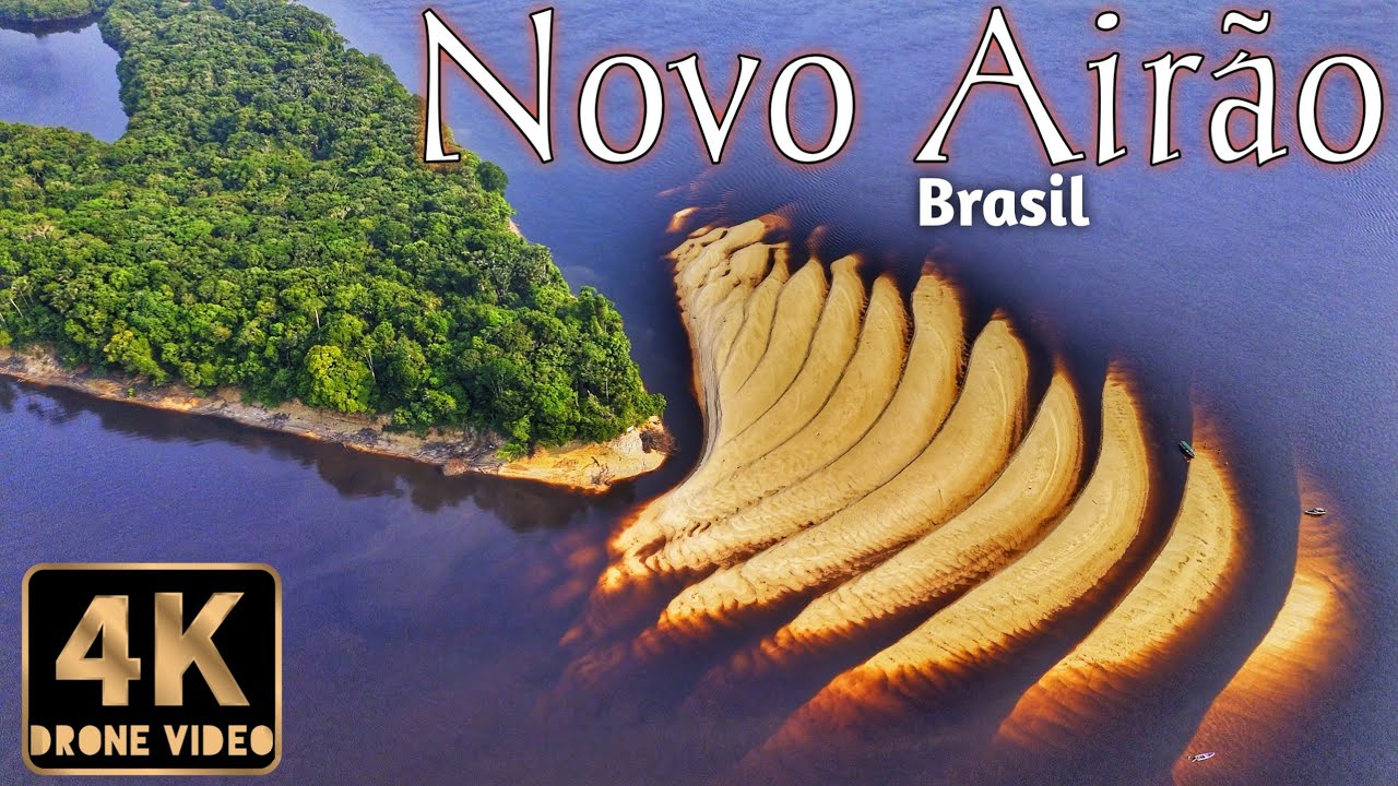 Novo Airão, Amazonas, Brasil Drone 4K HDR