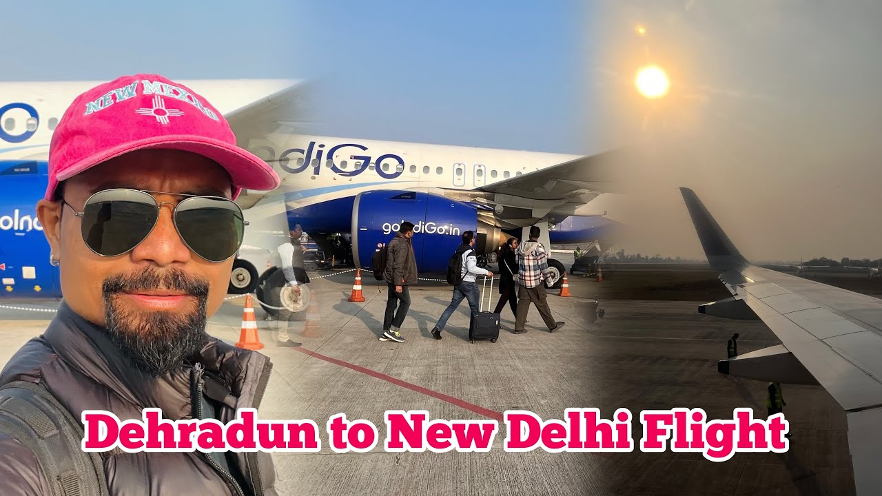 Dehradun to New Delhi flight #newdelhi #dehradunairport #delhiairport #travelvlog