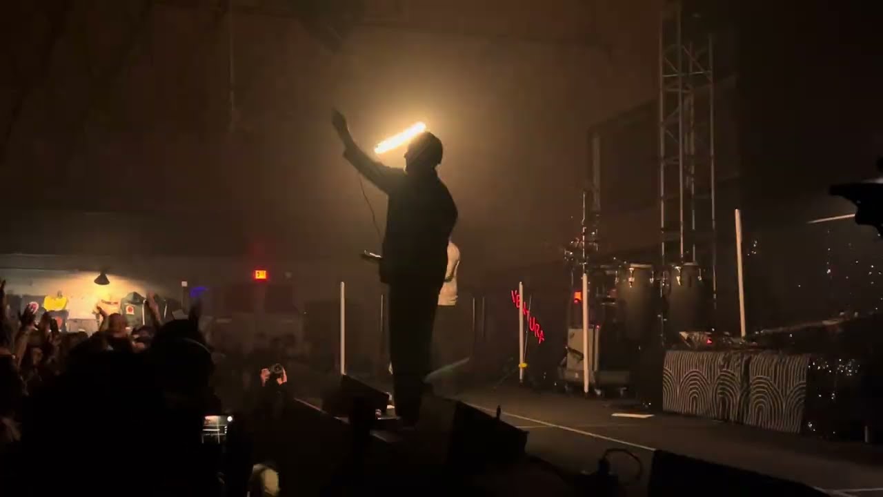 Thievery Corporation feat. Frank - The Heart's A Lonely Hunter. Live. First row. Ventura. CA.18.5.25